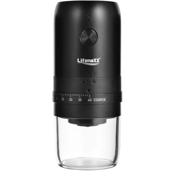 Preview: Mobile Elektrische Kaffeemühle – Konisches Keramik Mahlwerk, präzise einstellbar für den perfekten Espresso - Kabellos, USB-C Akku-Betrieb