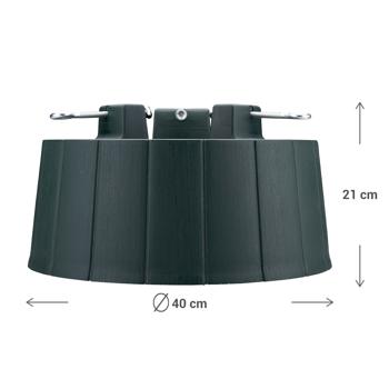 Preview: Super stabiler Weihnachtsbaumständer Ø40x21cm für max. 2,6m Baumhöhe – Sicherer Stand, Top Qualität