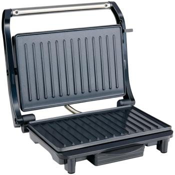 Preview: Mobiler 12V Kontaktgrill für Auto, Lkw & Camper: 120W Elektro-Grill, ideal für Sandwiches, Fleisch & Snacks unterwegs – kompakt, schnell & leicht
