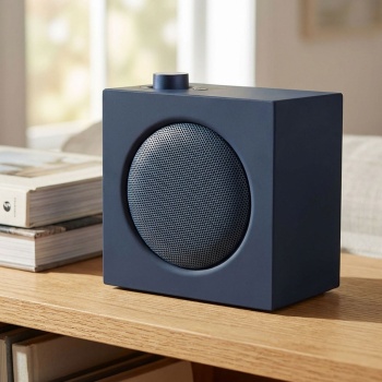 Retro Bluetooth Lautsprecher V5.4: Vintage Radio Design, USB-C, AUX, TF-Karte & FM – Edle Musikbox für Reisen, Camping & Party – satter Sound