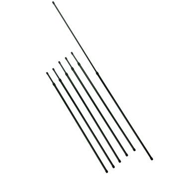 Preview: Stabile Pflanzstäbe 6er-Set, bis 80cm ausziehbar: praktische Stützen und die perfekte Rankhilfe für Wohnung, Garten, Balkon & Terrasse