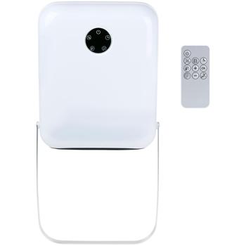 Preview: Heizlüfter 2000W PTC Badheizer mit Handtuchhalterung, Weiss - Sichere Elektroheizung mit Timer & Fernbedienung, IP22 - Energieeffizient & Schnell