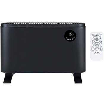 Preview: Leistungsstarke Konvektorheizung inkl. Fernbedienung 2000W- 2 Heizstufen, Turbofunktion, Überhitzungsschutz & Energiesparmodus – Schnell & effizient