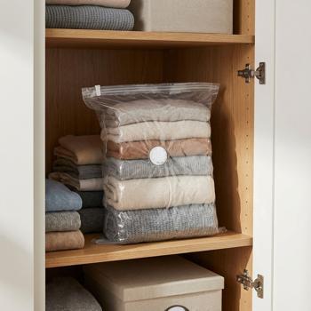 Preview: 2er-Pack Premium Vakuumbeutel Set je 15 Stück in 5 Grössen für Kleidung & Bettwäsche – Wiederverwendbare Platzsparer für Reise & Schrank – Transparent