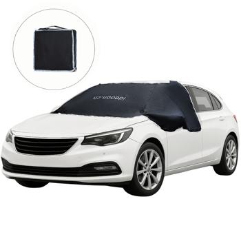 Preview: Autoscheibenabdeckung mit Seitenscheibenschutz 270 x 94 cm – Optimaler Schutz vor Eis, Schnee, Hitze, stabile Magnet-Befestigung - Nie mehr Eiskratzen