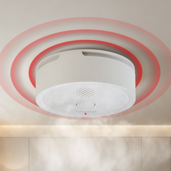 Preview: 3er Set WLAN Rauchmelder mit App-Benachrichtigung – Smart vernetzter Feuermelder nach EN 14604 mit 85dB Alarm & 5 Jahren CR123A Batterielebensdauer