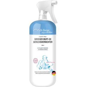 Preview: Muff-Ex Geruchsvernichter Parfümfrei, Pumpspender, 500 ml - Effektives Geruchsneutralisierer-Spray für Auto, Textilien, Polster & Schuhe