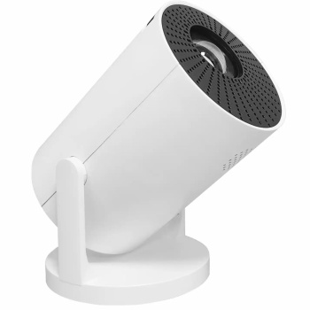 Preview: Kompakter Heimkino Beamer inkl. Fernbedienung: Projektor 120 Zoll HD, Bluetooth, HDMI, AUX & USB - Perfekt fürs Gaming, Filme & Präsentationen