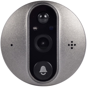 Preview: WLAN Türspion mit Kamera, 3MP Video, 4,3 Zoll LCD Display, Klingel, Nachtsicht, Bewegungsmelder, Türsprechanlage mit 2-Wege-Audio