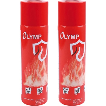 Preview: 2er-Set Feuerlösch Spray (500ml) für Küche, Haus, Camping – Universal Feuerlöscher, Einfache Bedienung, Kühlt effektiv, Geprüft nach BS 6165:2002 – Maximale Sicherheit
