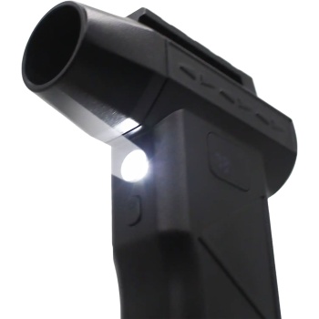 Preview: Akku Handgebläse 110.000 U/min, starker Mini Laubbläser mit USB-C & LED, 6000mAh Air Duster Staubgebläse für PC, Auto, Tastatur Reinigung, u.v.m.