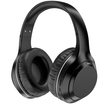 Preview: Bluetooth 5.3 Headset: ANC Funk Kopfhörer, 20h Akku, HiFi Sound, MicroSD & AUX, für Sport & Office, kräftiger Bass, Over-Ear Design