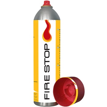Preview: Feuerlöschspray Firestop, Brandklasse A/F, Fluorfrei, 600ml, Fettbrandlöscher für Speiseöl bis 5L – Kompakt & Sicher, 5A 5F