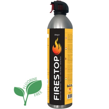 Preview: 2er-Set Feuerlöschspray Firestop, Brandklasse A/F, Fluorfrei, 600ml, Fettbrandlöscher für Speiseöl bis 5L – Kompakt & Sicher, 5A 5F