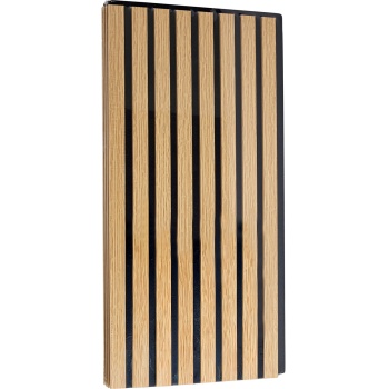 Preview: 16er-Set Wandpaneele 60x30 cm in edler Holzoptik – Akustik-Wandverkleidung aus MDF & PET – Nachhaltiges Design FSC-zertifiziert für eine moderne Raumgestaltung