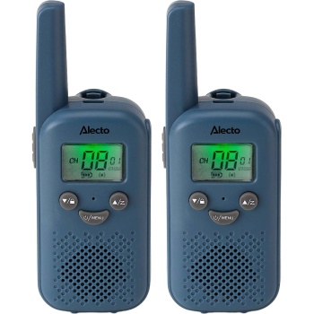 Preview: Starkes Walkie Talkie Set 2 Stück, Funkgerät für Outdoor, Wandern & Sport, 6 km Reichweite, USB-C Akku, lange Standby-Zeit, VOX & Display