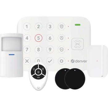 Preview: Smart Home 4G Alarmanlage: WLAN Funk Alarmsystem mit App, Alexa & Google Assistant kompatibel, inkl. Bewegungsmelder & Türsensor