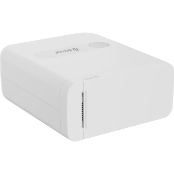 Preview: Mobiler Mini Bluetooth Thermodrucker Weiss: Etikettendrucker, kompakter Label Printer für CH12506 Etiketten 1,5 x 4,0 cm, AiYin-App - inkl. 4 Rollen 