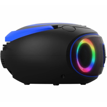 Preview: Boombox mit DAB+/FM-Radio, Bluetooth-Funktion, USB, CD-Player & AUX-Eingang, blau  – Ihr perfekter Begleiter für Musikgenuss