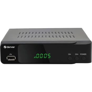 Preview: HD DVB-S2 Sat Receiver, Full HD 1080p Set-Top-Box, HDMI, Scart, USB Mediaplayer, Ethernet LAN, Coaxial, Satelliten-Receiver mit Fernbedienung