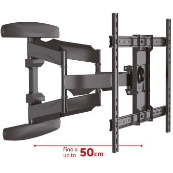 Preview: Robuste TV Wandhalterung 40-80 Zoll schwenkbar & neigbar – Universeller Premium Halter für sicheren Halt & perfektes Heimkino-Erlebnis