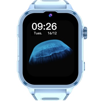 Preview: Robuste Kinder Smartwatch Blau mit 4G Videoanruf und präzisem GPS Tracker - Wasserdichte Uhr mit SOS-Funktion & Kamera für maximale Sicherheit