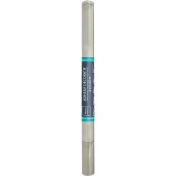 Preview: Stilvolle Klebefolie in Backsteinoptik, weiss – Hochwertige Dekofolie, selbstklebend, 45cmx200cm