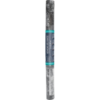 Preview: Stilvolle Klebefolie in Backsteinoptik, grau – Hochwertige Dekofolie, selbstklebend, 45cmx200cm