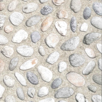 Preview: Moderne Klebefolie mit Kieselsteinmuster, grau – Hochwertige Dekofolie, selbstklebend, 45cmx200cm