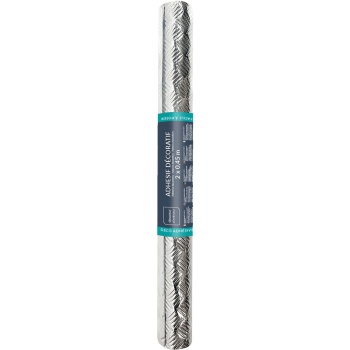 Preview: Minimalistische Klebefolie in Metalloptik, silber – Hochwertige Dekofolie, selbstklebend, 45cmx200cm