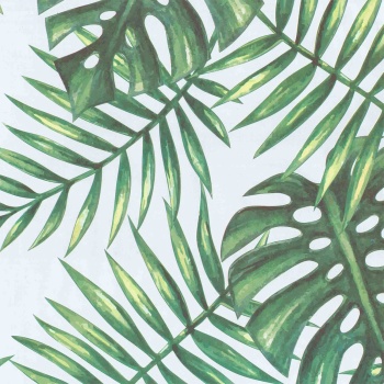Preview: Exotische Klebefolie in Dschungel-Optik – Moderne Dekofolie, 45cmx200cm - Sommerliche selbstklebende Folie 