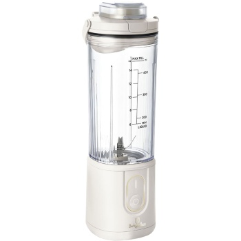 Preview: Tragbarer Akku Standmixer & Smoothie Maker kabellos: Leistungsstarker Mini Blender für frische Shakes, Säfte - ideal für Sport, Arbeit & Reisen