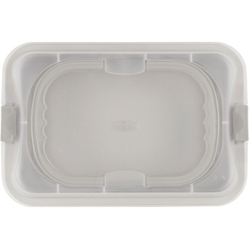Preview: Bräter mit Deckel 36,5x24,5 cm - Antihaft Auflaufform aus Kohlenstoffstahl, ofenfest bis 220 Grad, ideal für Backofen & Transport