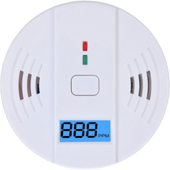 Preview: 2er-Set Kohlenmonoxid-Melder CO-Detektor mit LCD-Display, 85 dB Alarm, DIN EN5029 Zertifiziert, CO-Warner mit Speicherfunktion für Zuhause & Camping