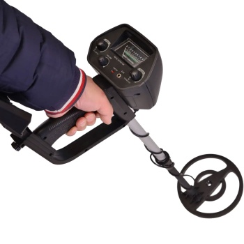 Preview: Profi Metalldetektor: 16cm Suchtiefe, wasserdichte 7,4 Zoll Suchspule – Ihr Schatzsucher für Münz- & Relikt-Jagd am Strand & Land