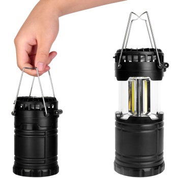 Preview: 2in1 Campinglampe & Ventilator – Helles COB Licht & Abkühlung für Zelt, Outdoor & Wandern – Kompakt & Batteriebetrieben