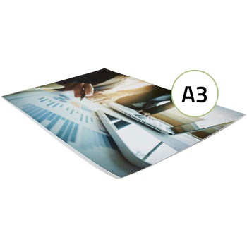 Preview: Transparente A3 Laminierfolien 100 µm robust: 100 transparente Laminierhüllen für Heisslaminiergeräte - Sichere Folientaschen 