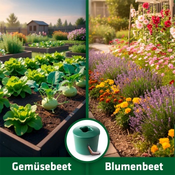 Preview: 2er-Set Effektive Schneckenfalle: Natürlicher Schneckenschutz & Schneckenabwehr für Beete – Giftfreie, biologische Bierfalle im Garten