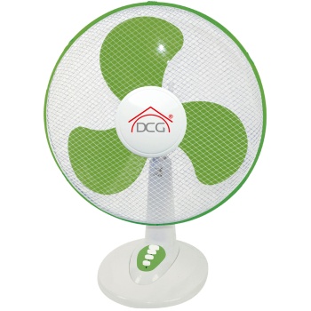 Preview: Kraftvoller Tischventilator mit 40cm Durchmesser für Ihr Büro oder Schlafzimmer – starker Ventilator mit 3 Stufen und Oszillation