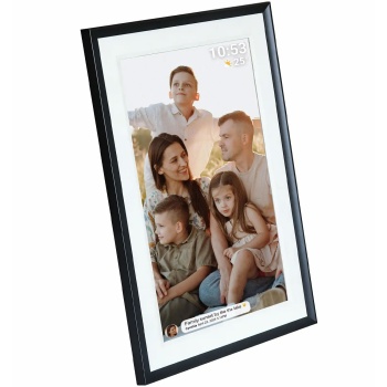 Preview: Smarter 10,1 Zoll WLAN Bilderrahmen - Digitaler IPS Touchscreen Fotorahmen mit Frameo App, 16GB Speicher - das perfekte Familiengeschenk