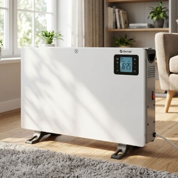 Effizienter Smart WLAN Konvektor: Mobiler Konvektorheizer mit App-Steuerung für Home-Office & Wohnzimmer - Leistungsstarke 2000W Heizung