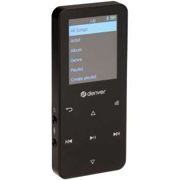 Preview: Vielseitiger MP4 Player Schwarz, Bluetooth & 3,5 mm AUX – Kompakter MP3 Mediaplayer 4GB für Sport & Reisen – Top Sound & E-Book Funktion, 1.8