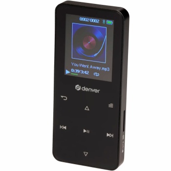 Preview: Vielseitiger MP4 Player Schwarz, Bluetooth & 3,5 mm AUX – Kompakter MP3 Mediaplayer 4GB für Sport & Reisen – Top Sound & E-Book Funktion, 1.8