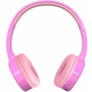 Preview: Kinder Bluetooth Kopfhörer kabellos, Pink: Robustes Headset mit Mikrofon & 85dB Gehörschutz für Schule, Lernen & Gaming – Sicher & Komfortabel