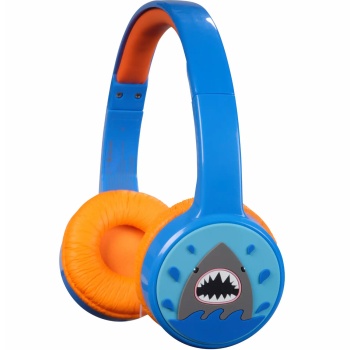 Preview: Kinder Bluetooth Kopfhörer kabellos, Blau: Robustes Headset mit Mikrofon & 85dB Gehörschutz für Schule, Lernen & Gaming – Sicher & Komfortabel