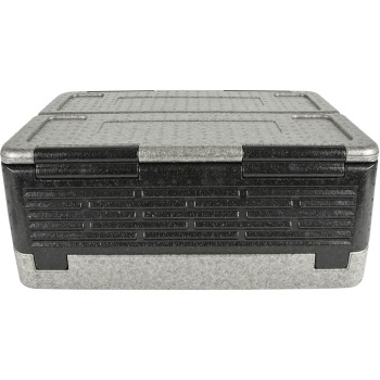 Preview: Multifunktionale Thermobox 40L: Praktische Kühl- und Warmhaltebox für Gastronomie, Lieferservice, Camping & Picknick, faltbar – Sicheres Transportieren