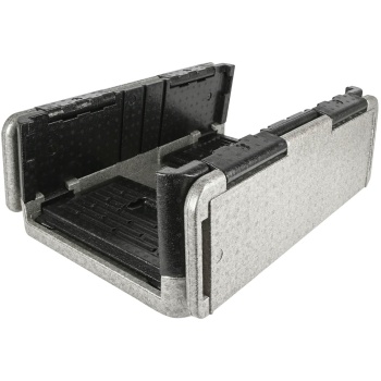 Preview: Multifunktionale Thermobox 40L: Praktische Kühl- und Warmhaltebox für Gastronomie, Lieferservice, Camping & Picknick, faltbar – Sicheres Transportieren