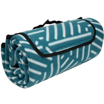 Preview: Picknickdecke in Türkis (150x130 cm), wasserdicht – Leicht, faltbar & ideal für Garten, Park, Strand, Camping und den Urlaub unterwegs