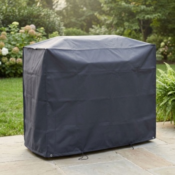 Preview: Deluxe Grillabdeckung für Gasgrill 145x60x120 cm Schutzhaube anthrazit 420D Oxford Polyester wetterfest wasserdicht reissfest Grillhaube Abdeckung