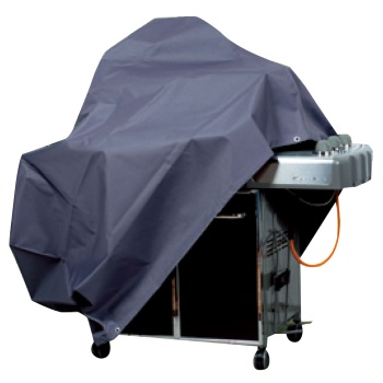 Preview: Deluxe Grillabdeckung für Gasgrill 145x60x120 cm Schutzhaube anthrazit 420D Oxford Polyester wetterfest wasserdicht reissfest Grillhaube Abdeckung